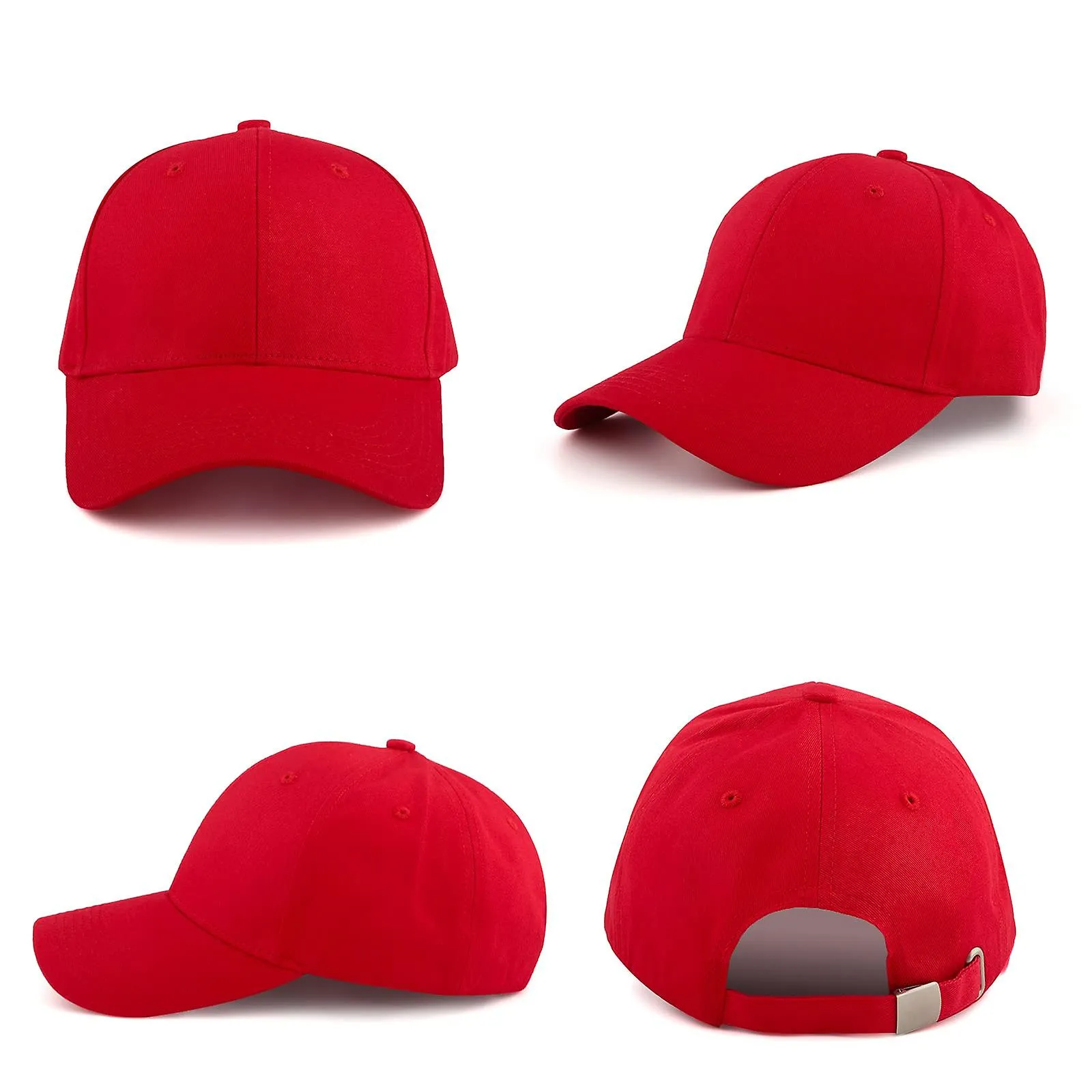 2pcs Cotton Baseball Caps Outdoor Men's Women's Children's Advertising Sunshade Hat Printing Embroidery Adjustable C