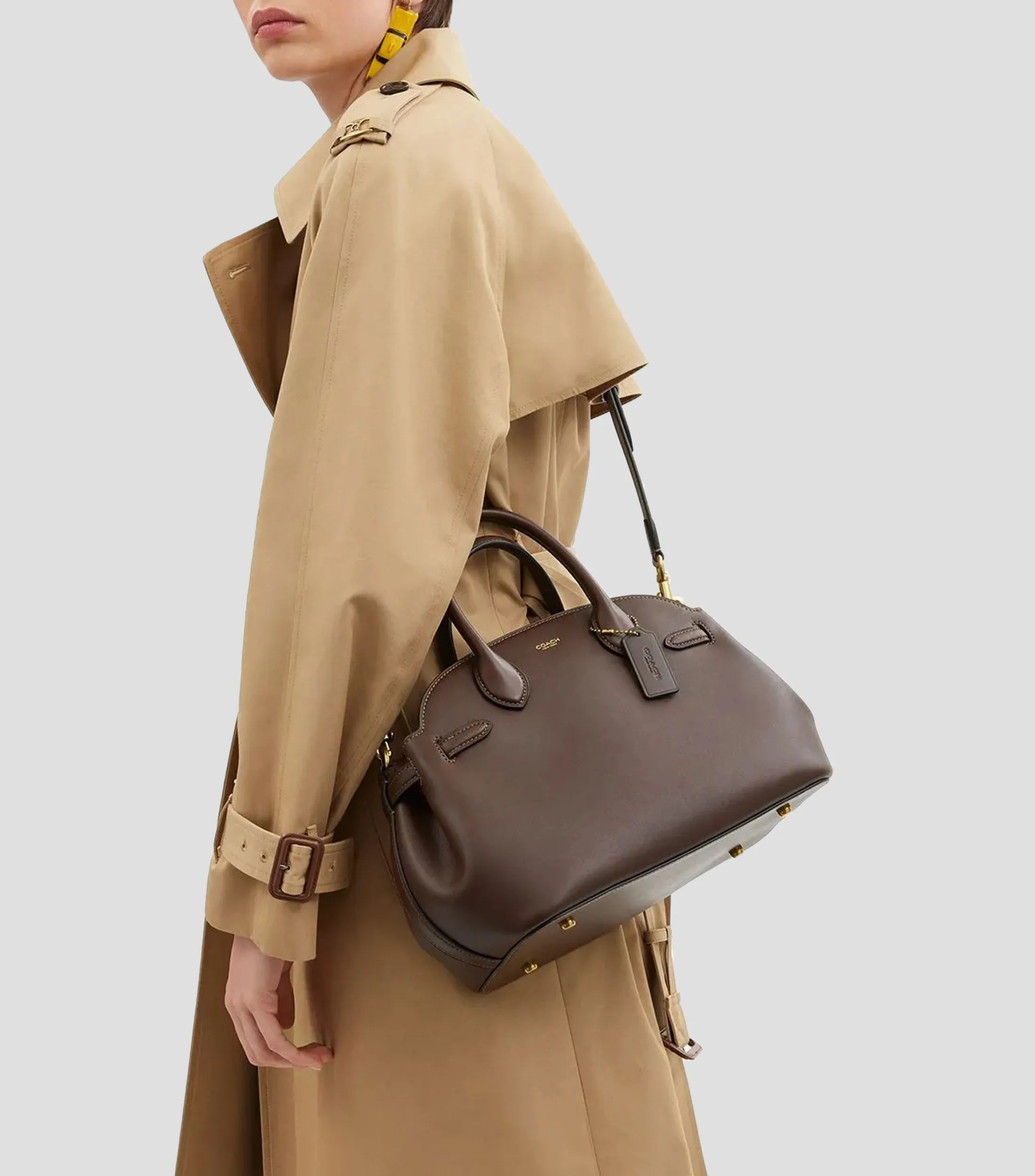 5437_Coach Bolsa shoulder en piel Empire Carryall Mujer