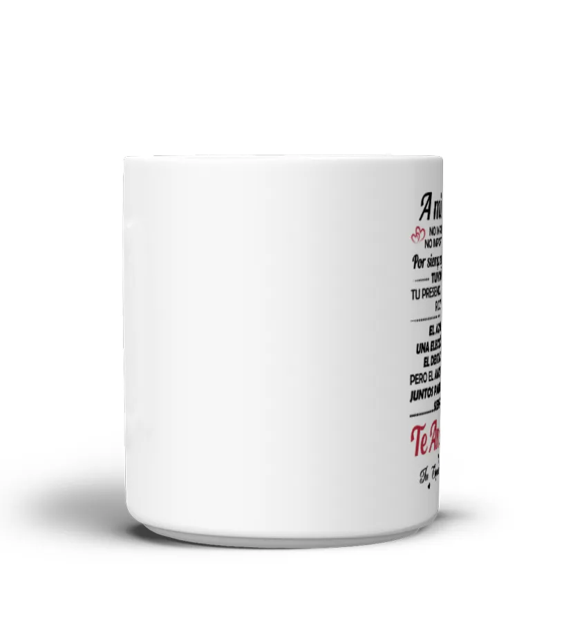 A mi esposo, no importa lo que pase no importa donne estemos por siempre y para… Taza
