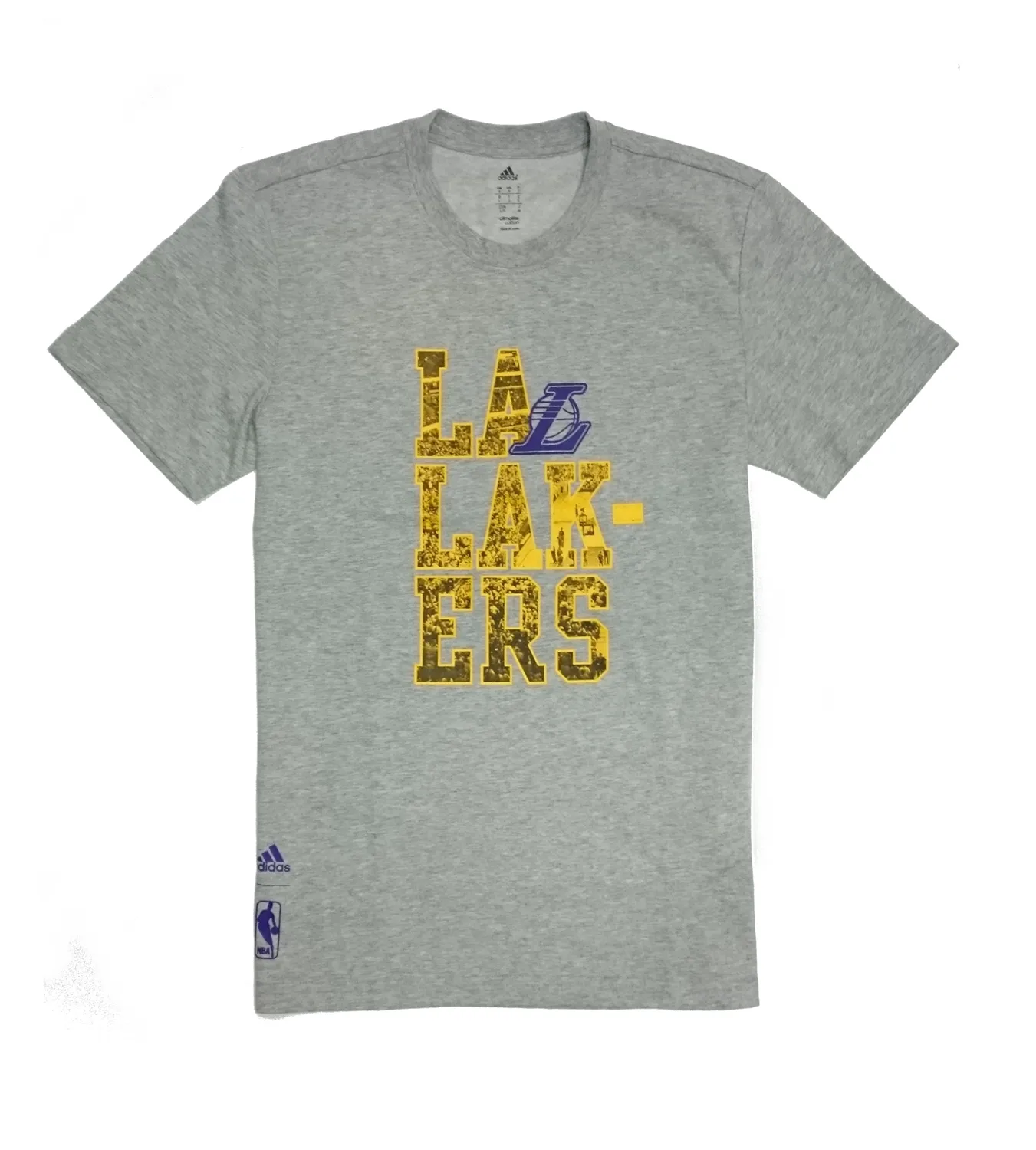 Adidas NBA Camiseta Graphic Team L.A Lakers (gris/amarillo)
