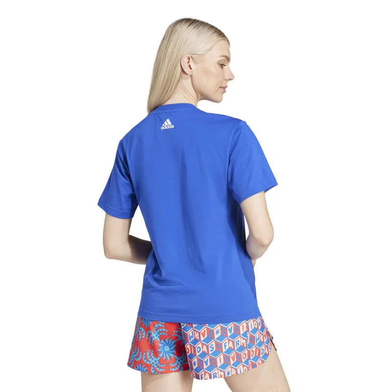 ADIDAS X FARM RIO GRAPHIC TSHIRT "BOLD BLUE"