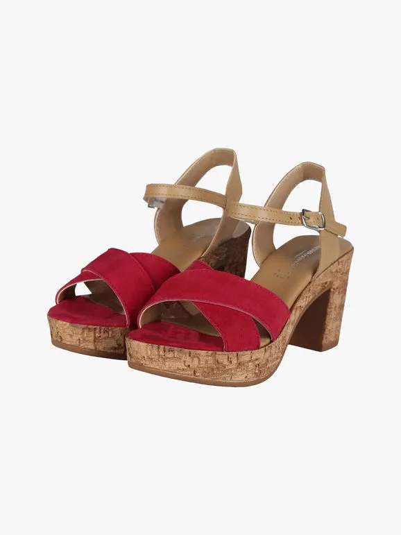 Andrea Pierago Sandalias de mujer de piel con tacones