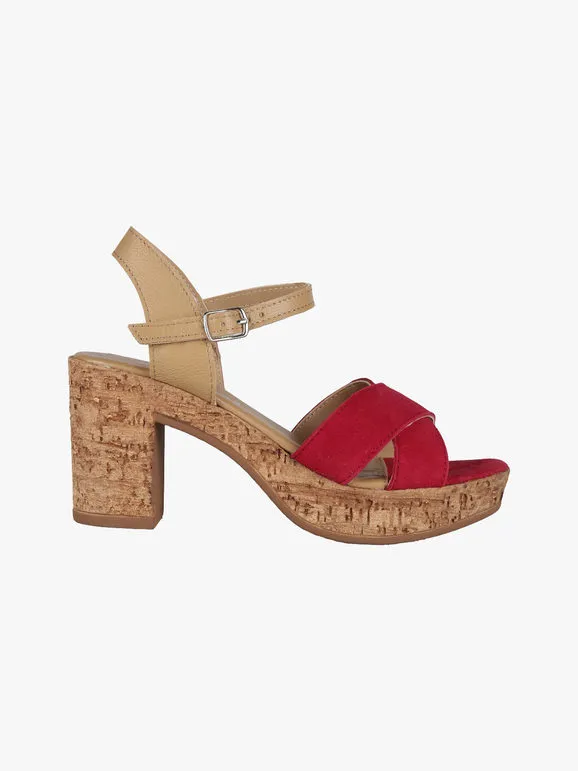 Andrea Pierago Sandalias de mujer de piel con tacones