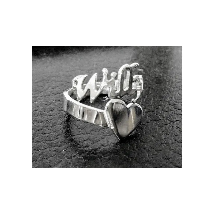 Anillos con nombres en plata de ley