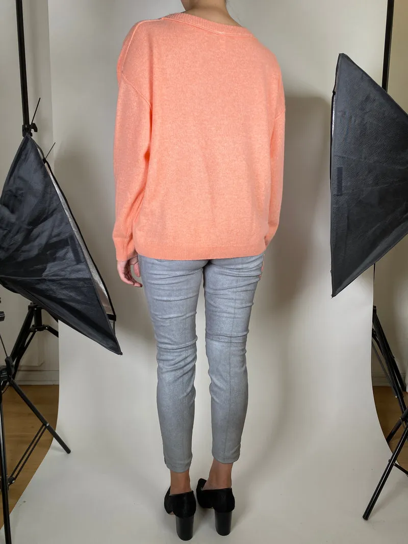 ANTHROPOLOGIE Sweater Cashmere Naranjo