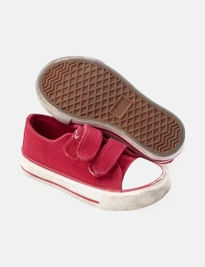 Bache Deportiva roja velcro