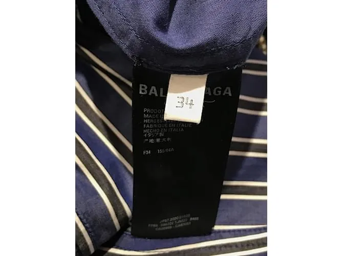BALENCIAGA Monos T.Algodón Internacional XS Azul 