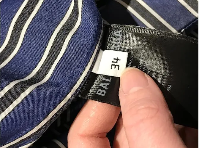 BALENCIAGA Monos T.Algodón Internacional XS Azul 