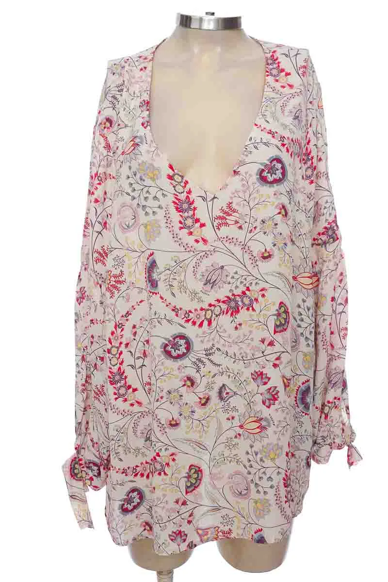 BLUSA COLOR BEIGE  ROSE+OLIVE