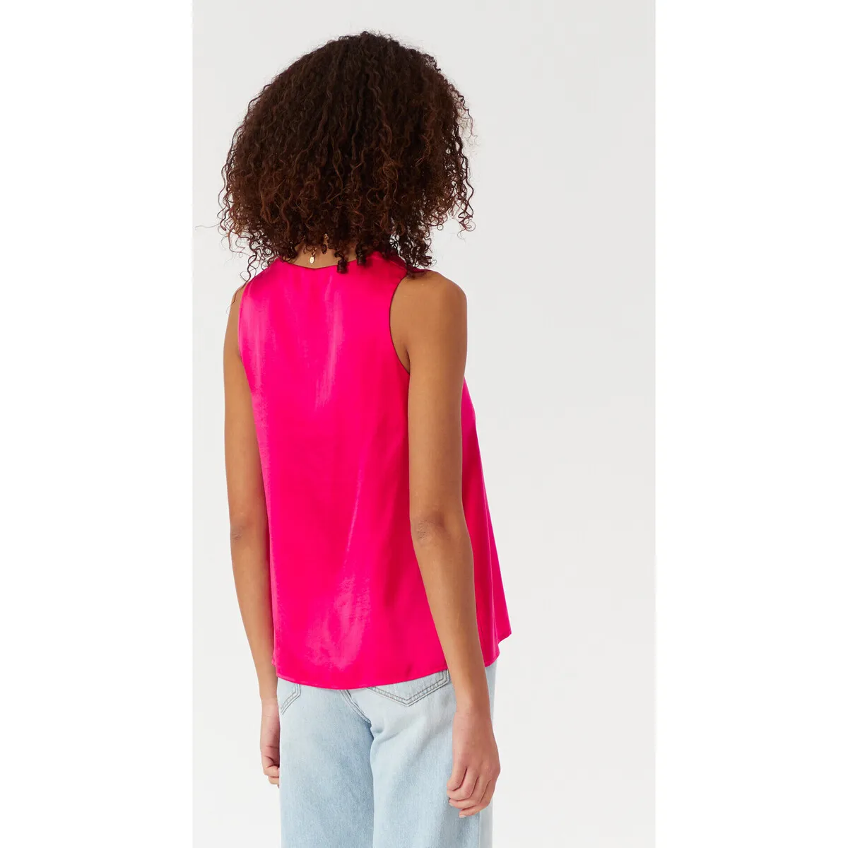BLUSA SVASATA IN SETA SENZA MANICHE Art. C276SU