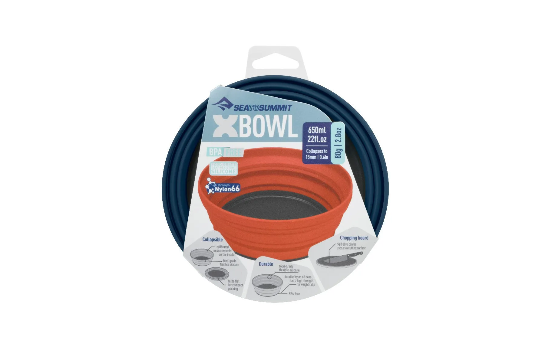 BOL PLEGABLE OUTDOOR SEA TO SUMMIT XBOWL NAVY AZUL