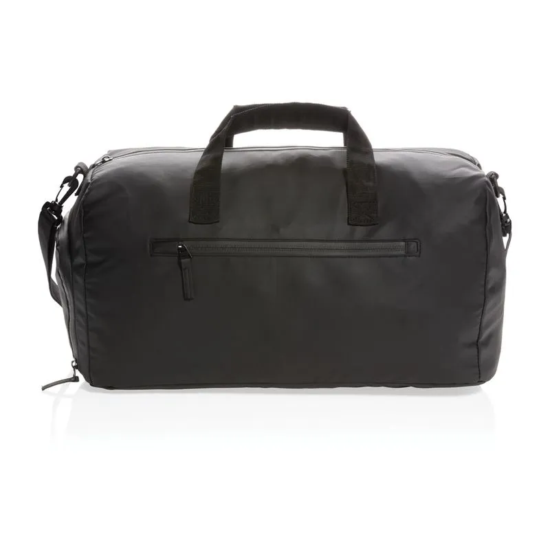 Bolsa Fashion de fin de semana negra sin PVC