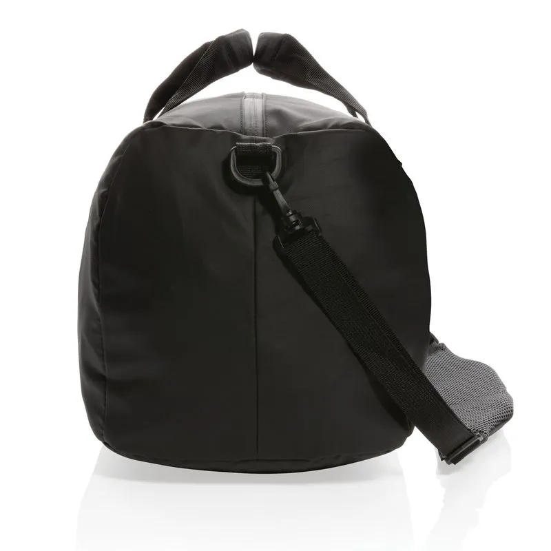Bolsa Fashion de fin de semana negra sin PVC