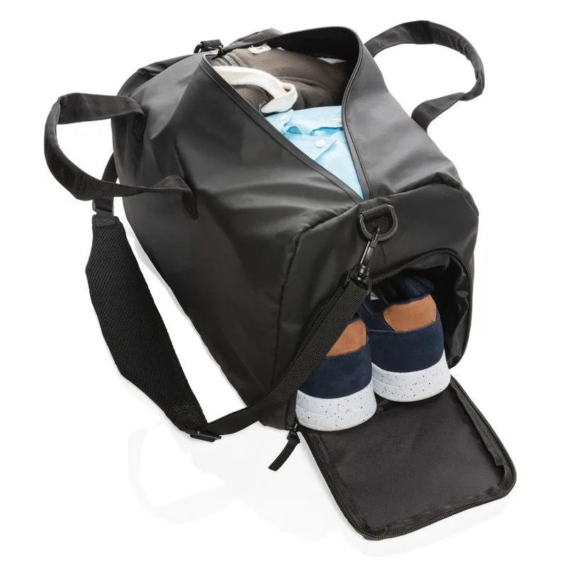 Bolsa Fashion de fin de semana negra sin PVC