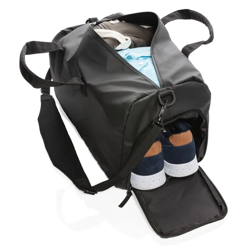 Bolsa Fashion de fin de semana negra sin PVC