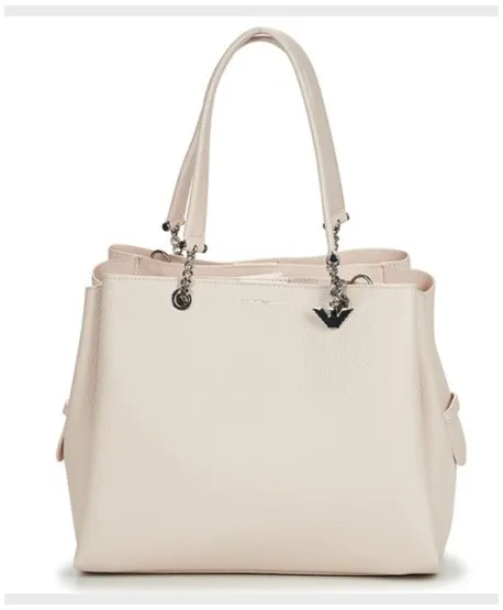 Bolso de Mano EMPORIO ARMANI Tote Pubble Beige