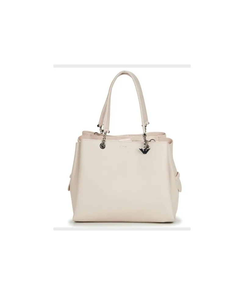 Bolso de Mano EMPORIO ARMANI Tote Pubble Beige