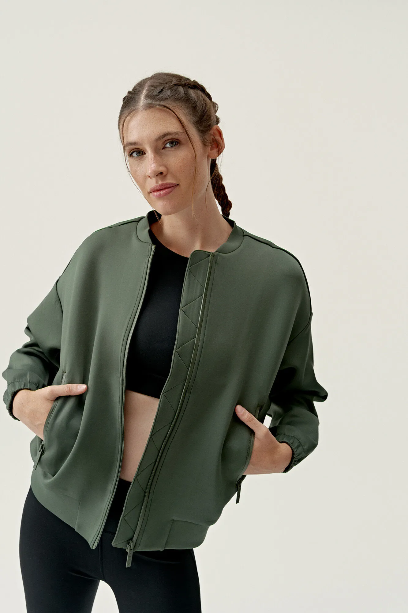 Born Living Yoga Jacket Saona Dark Olive