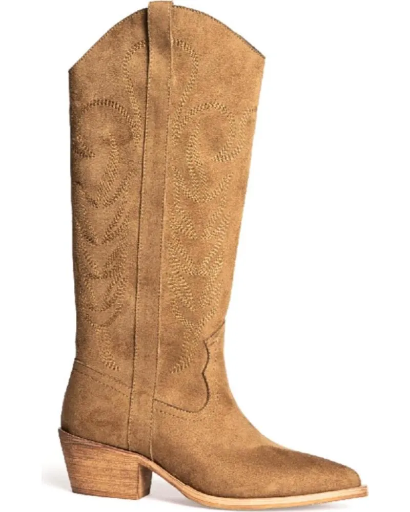Botas CORINA  de Mujer BOTA ALTA COWBOY PARA MUJER M4770 COLOR  CAMEL
