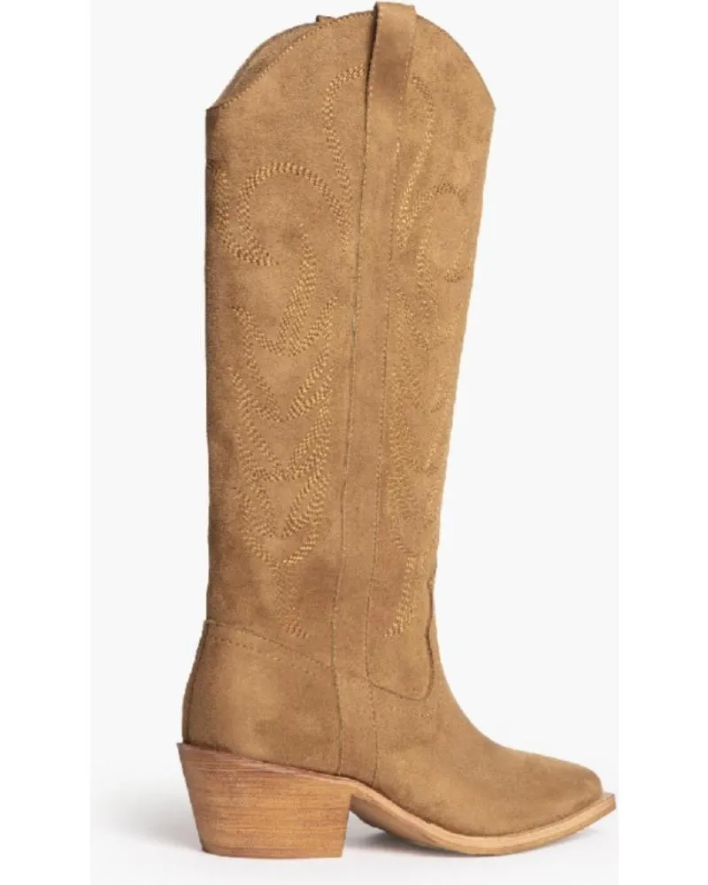Botas CORINA  de Mujer BOTA ALTA COWBOY PARA MUJER M4770 COLOR  CAMEL