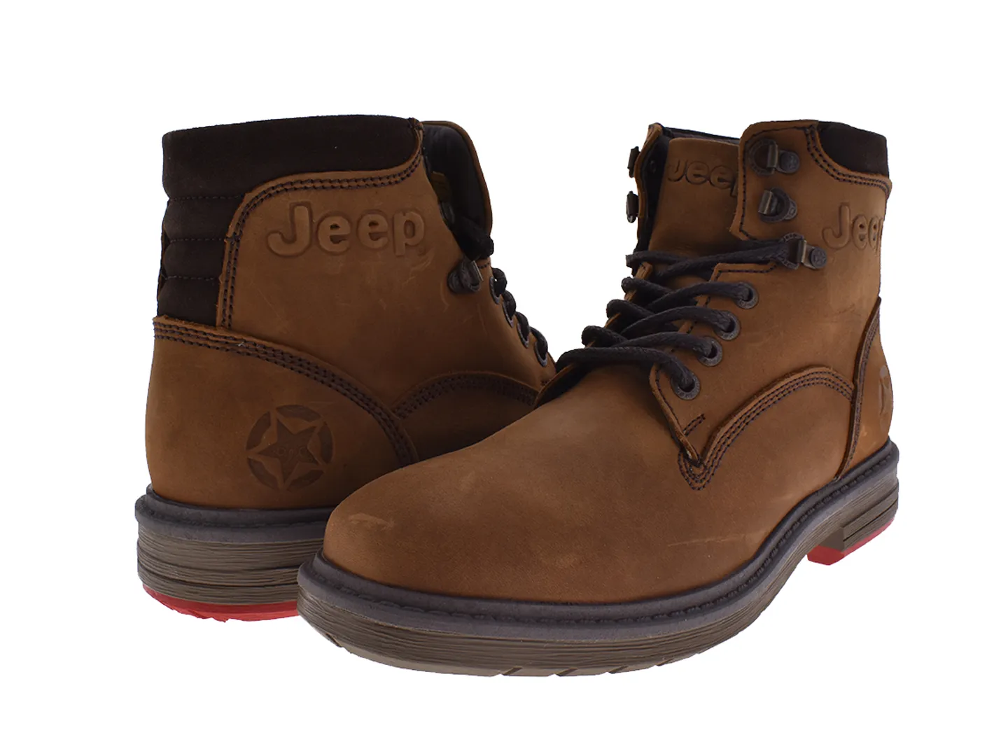 Botas Jeep 9802 Cafe Para Hombre