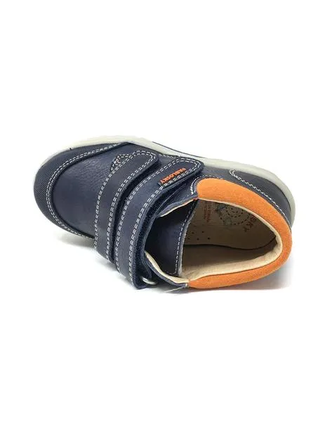 botÍn pablosky azul velcro
