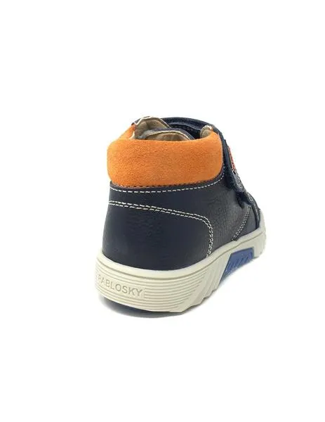 botÍn pablosky azul velcro