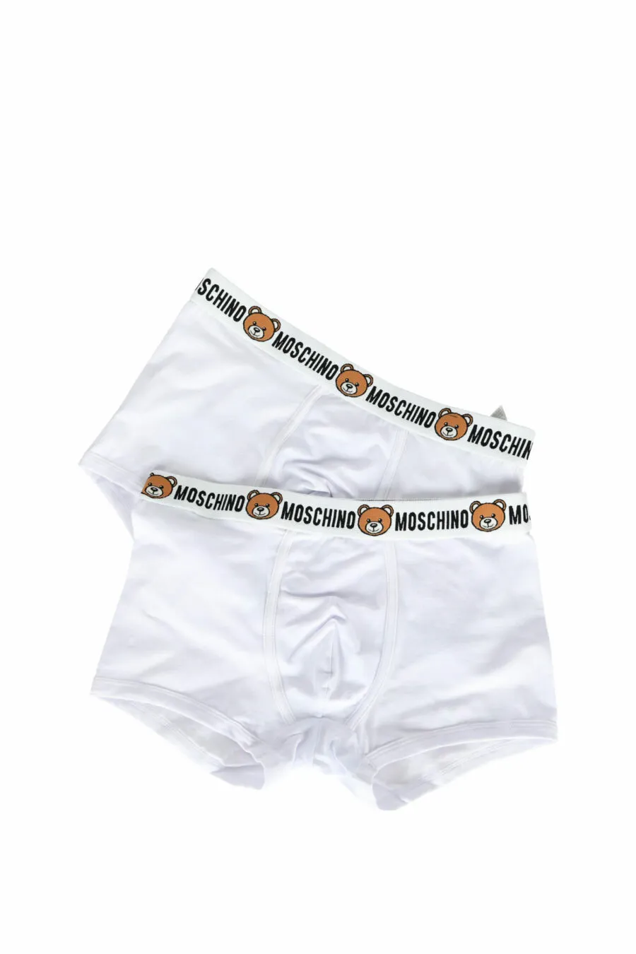 Boxers blancos con logo en cinta oso 