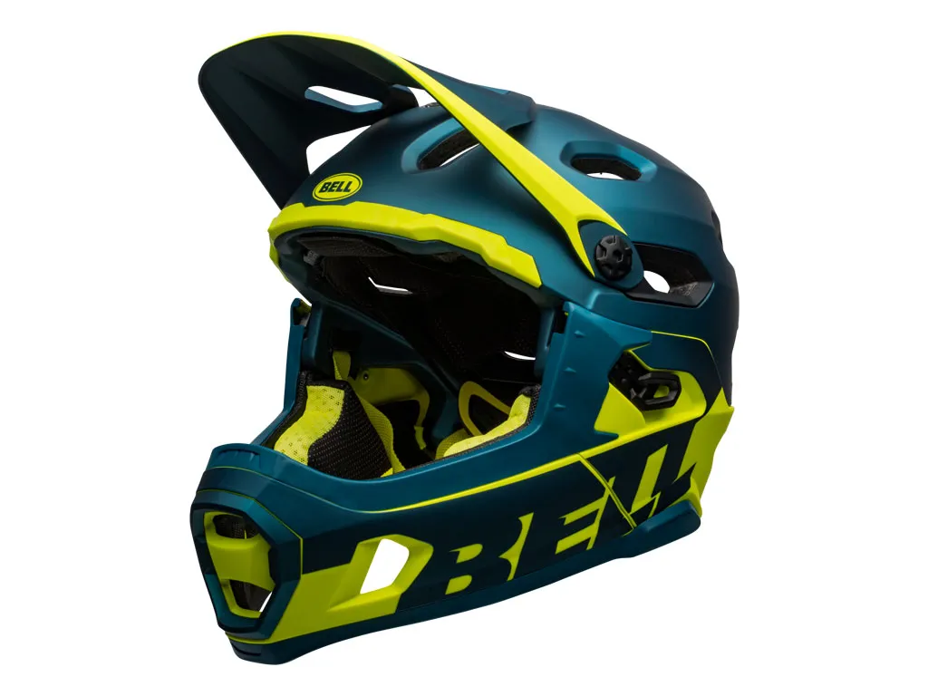 BS SUPER DH MIPS SPHERICAL 2021 BLUE/HIVIZ L
