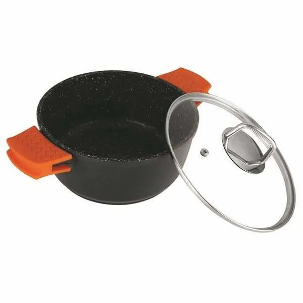 Cacerola con tapa 24 cm. Granit Diamond Line