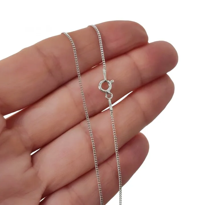 Cadena de Plata Rodiada