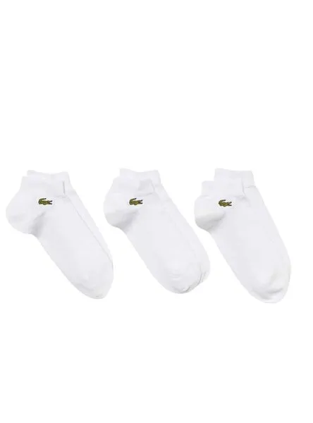 Calcetines Lacoste Sport Corte Bajo Blanco