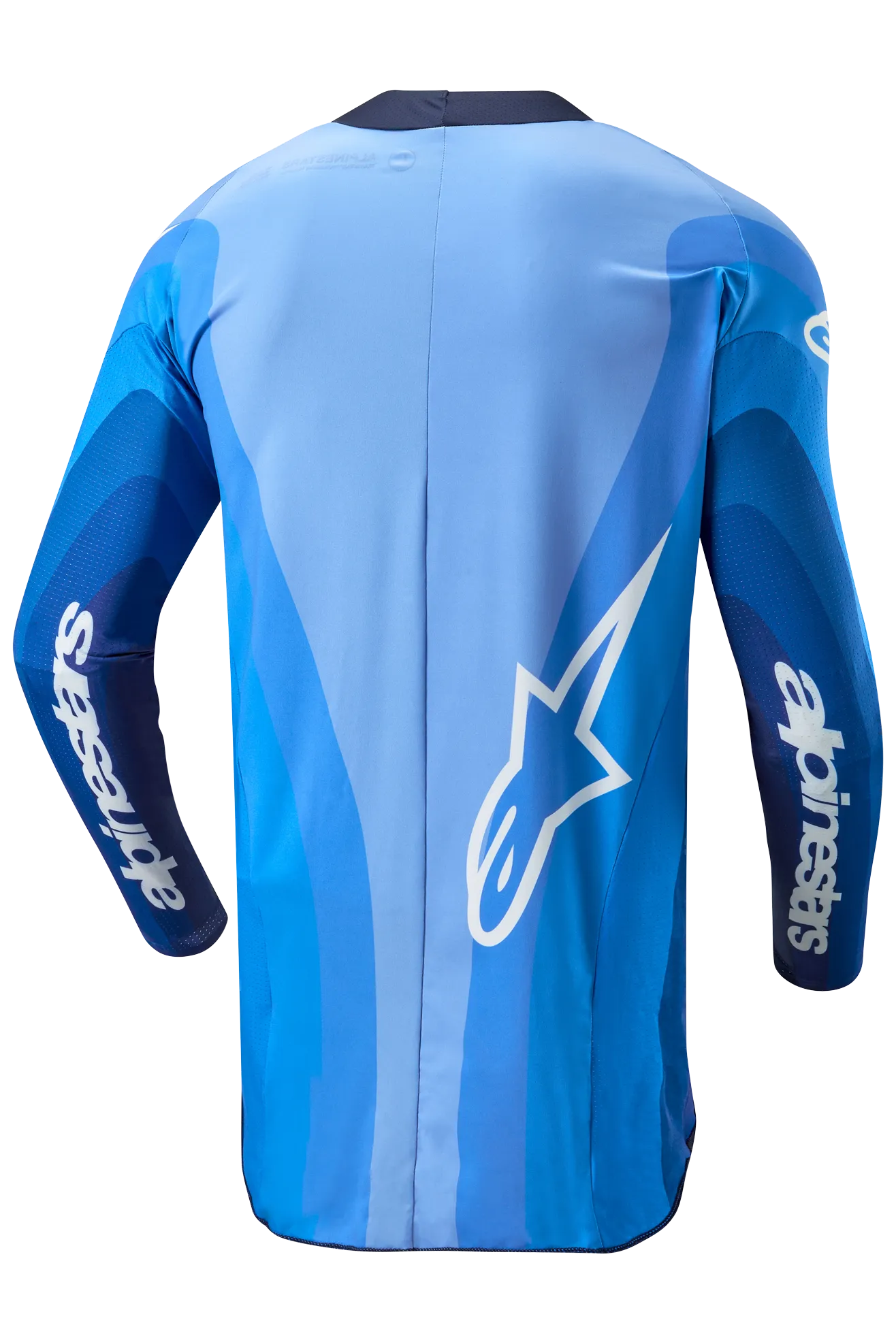 CAMISETA DE CROSS ALPINESTARS TECHSTAR PNEUMA AZUL MARINO OSCUROAZUL CLARO