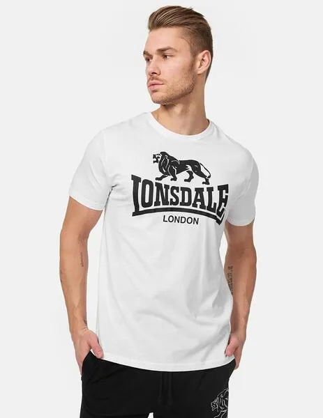CAMISETA LONSDALE LOGO  WHITE