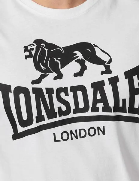 CAMISETA LONSDALE LOGO  WHITE