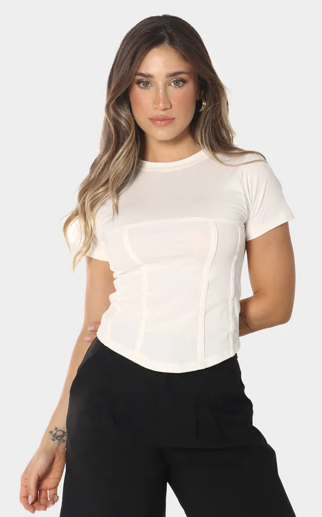 Camiseta Marfil