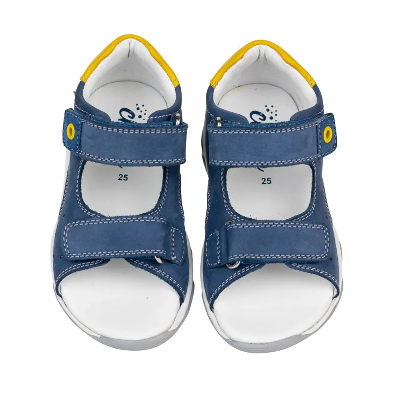 Cangrejera Sport Estrella Piel Natural. Velcro