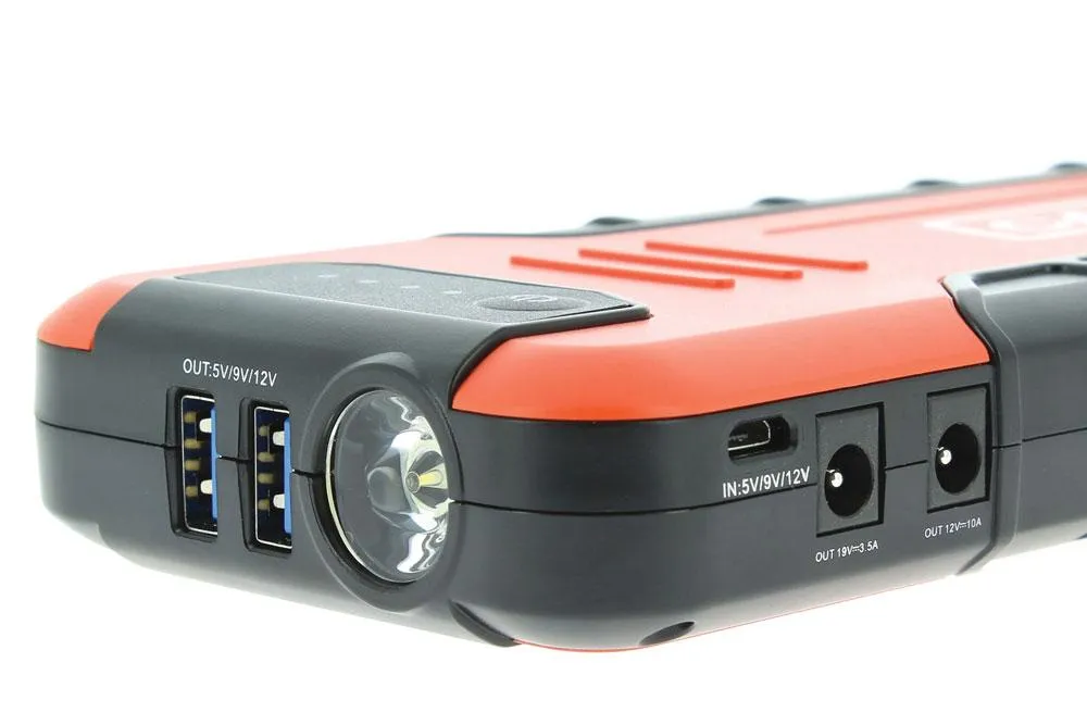Cargador y arrancador de emergencia 18.000 mAh