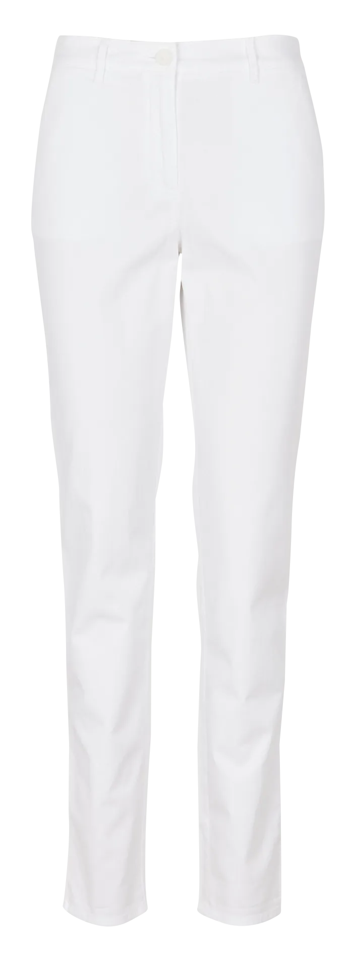 CAROLL ADELMOB  PANTALóN CHINO DE MEZCLA DE ALGODóN EN BLANCO