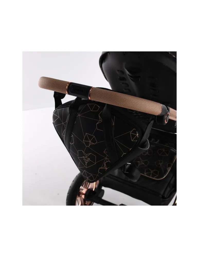 CARRO DUO JUNAMA HEART 02 NEGRO/COPPER