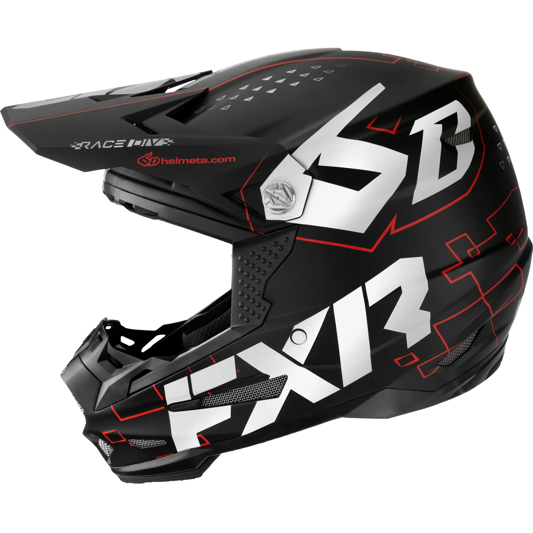 CASCO DE CROSS FXR ATR2 LíNEA ROJA 