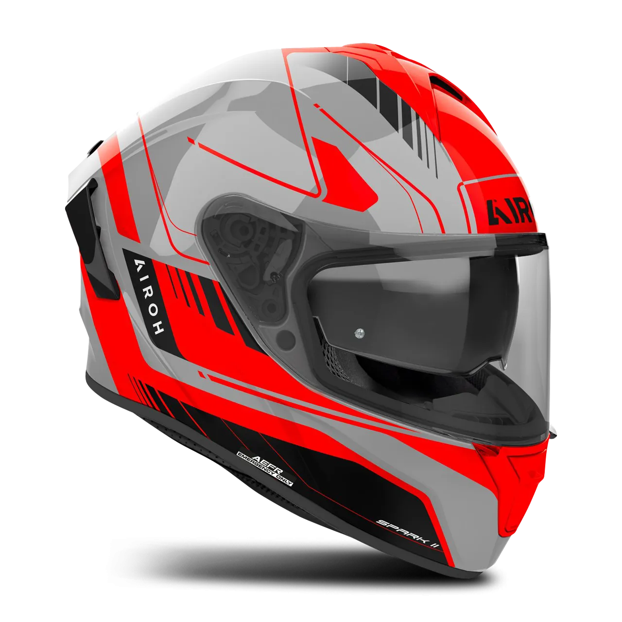 Casco Integral Airoh Spark 2 Chrono Naranja Brillante 