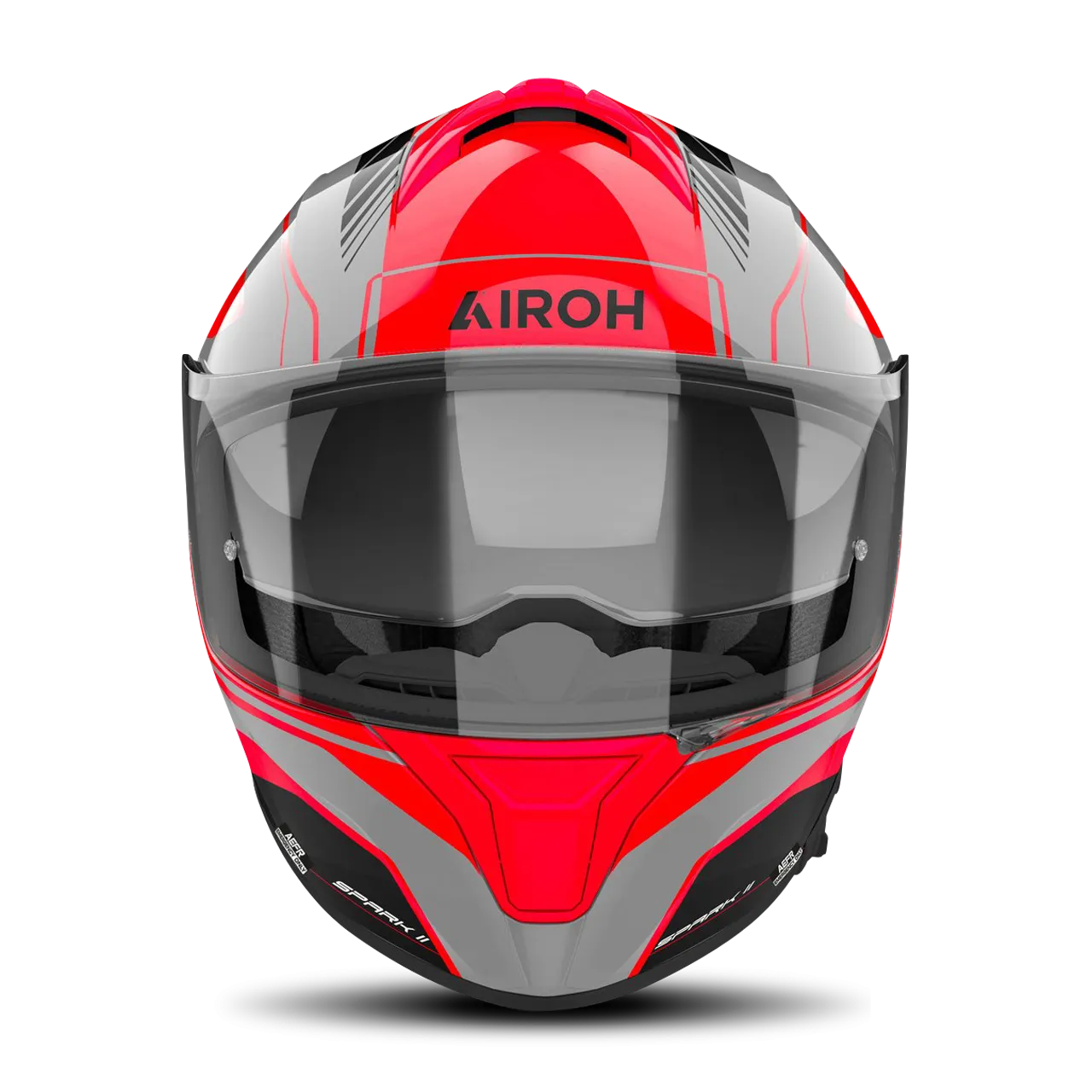 Casco Integral Airoh Spark 2 Chrono Naranja Brillante 