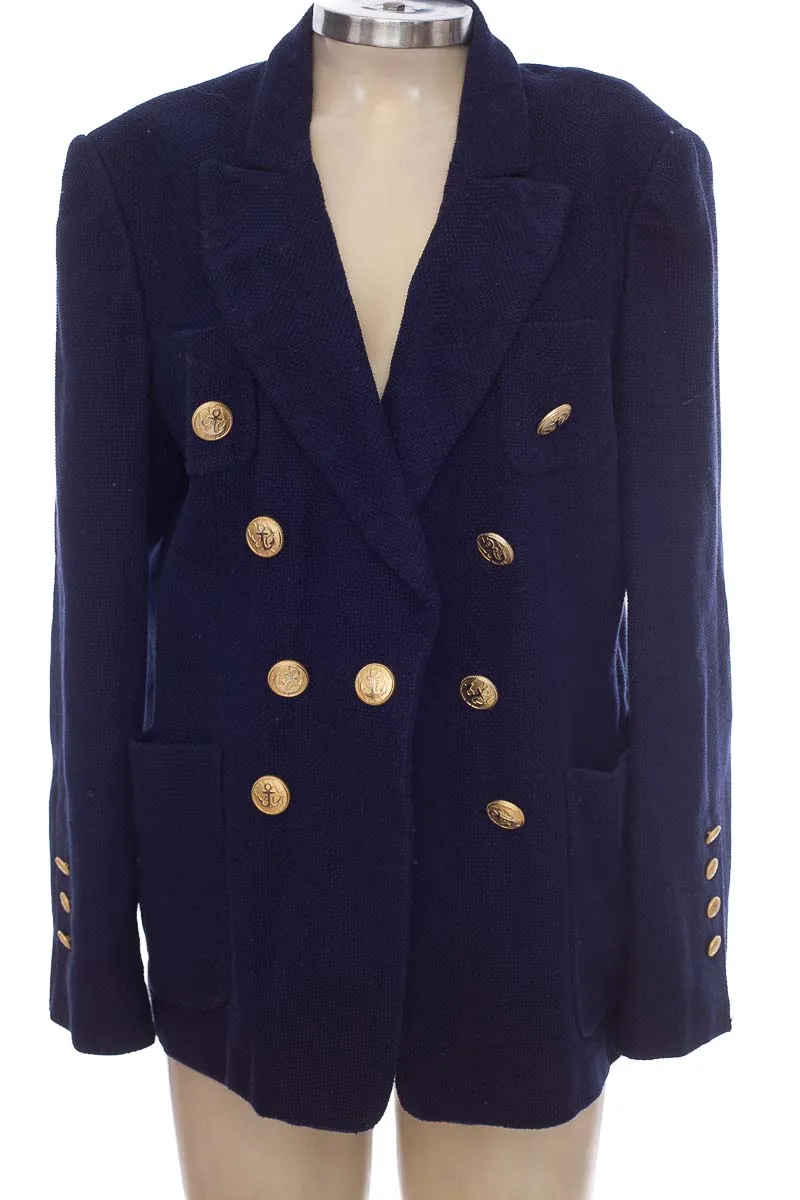 CHAQUETA / ABRIGO COLOR AZUL  CAROLINA HERRERA