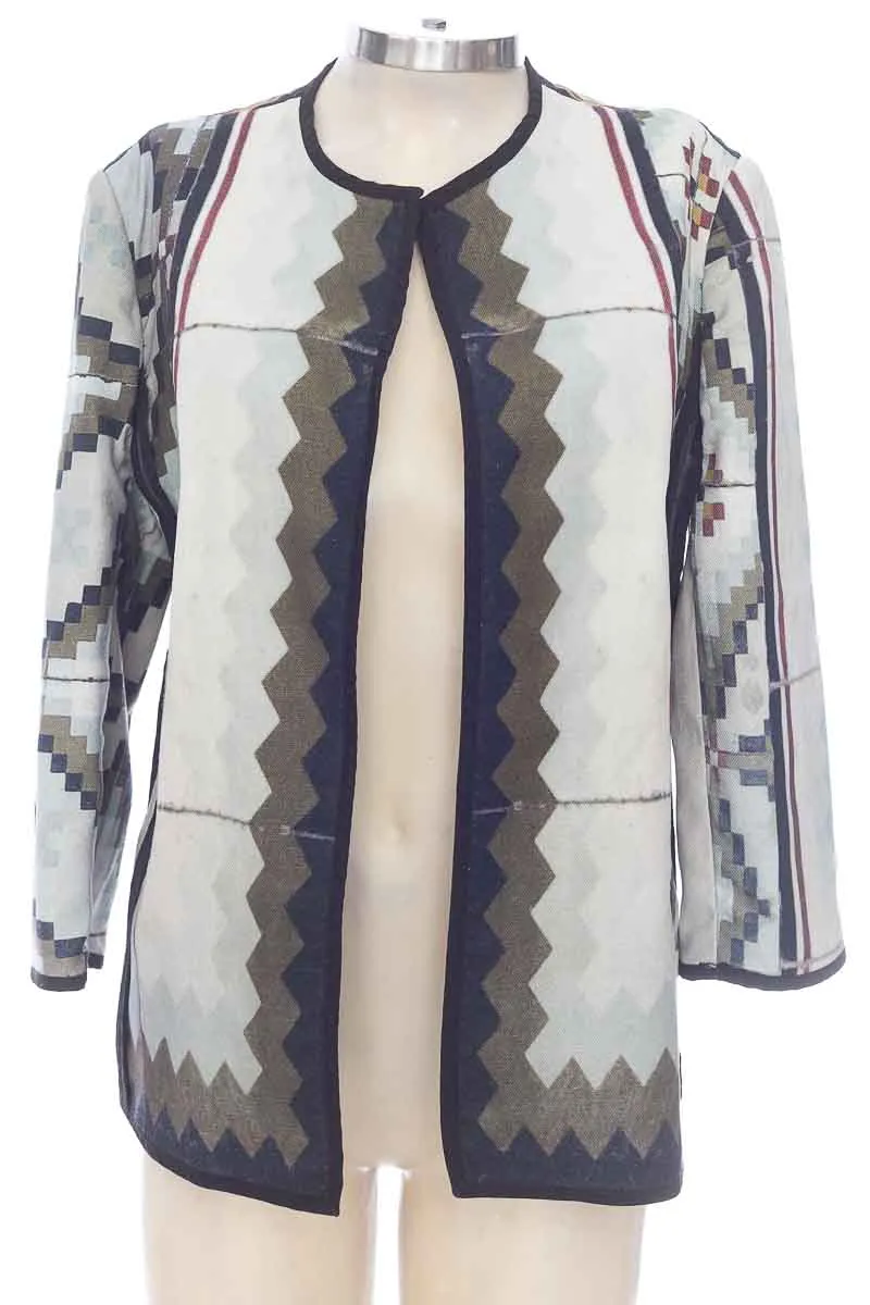 CHAQUETA / ABRIGO COLOR ESTAMPADO  OLGA PIEDRAHITA
