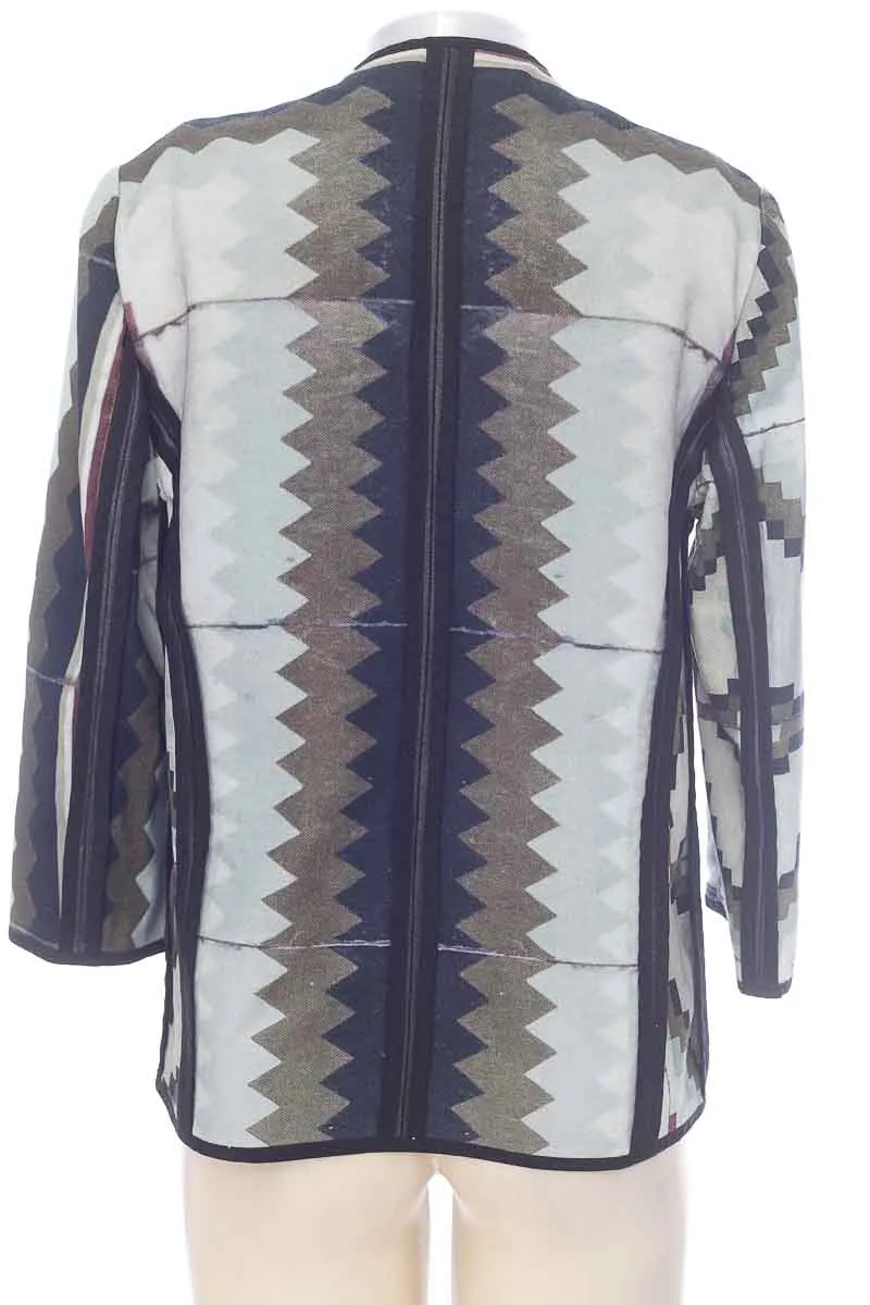 CHAQUETA / ABRIGO COLOR ESTAMPADO  OLGA PIEDRAHITA