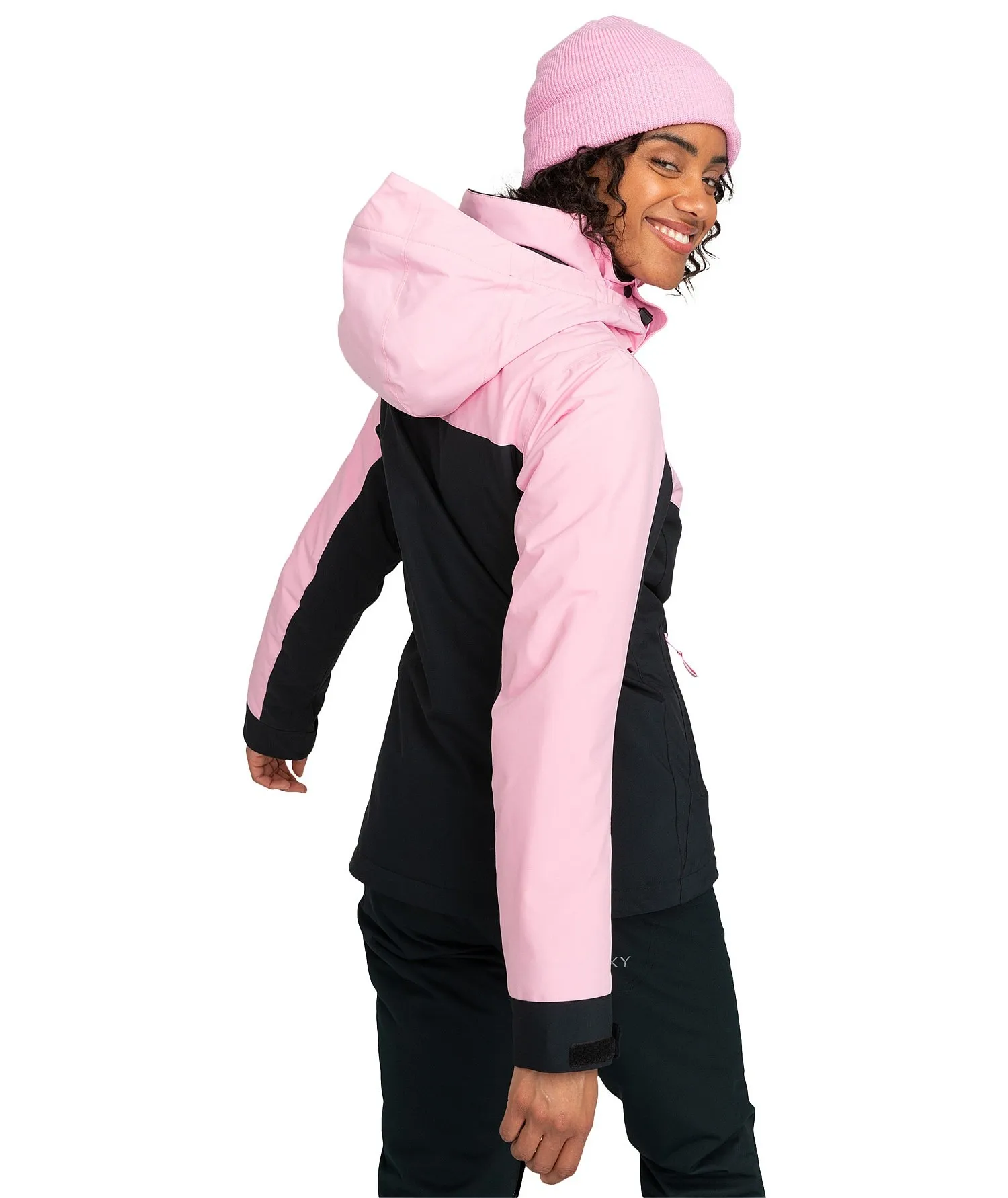 CHAQUETA ROXY FREE JET BLOCK  MGS0/PINK FROSTING  WOMEN´S