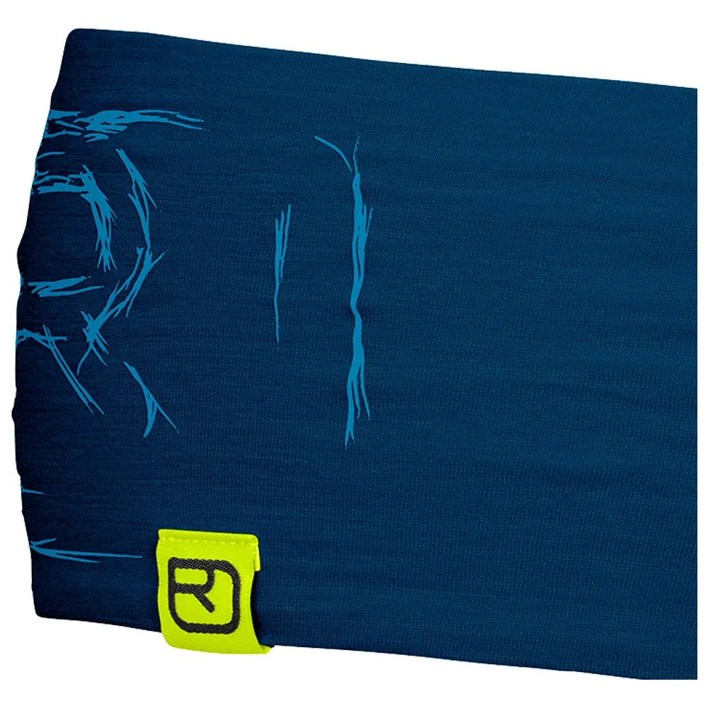 Cinta de pelo Ortovox 120 Tec Logo Headband Petrol Blue