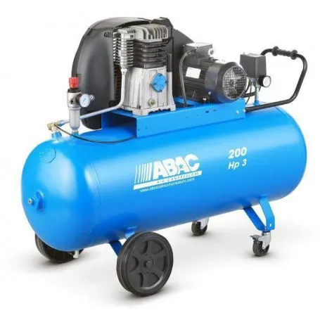COMPRESOR DE PISTóN CORREA ABACPRO A39B200 CT3 DE 3HP 200 LITROS