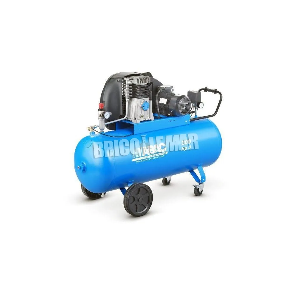 COMPRESOR DE PISTóN CORREA ABACPRO A39B200 CT3 DE 3HP 200 LITROS